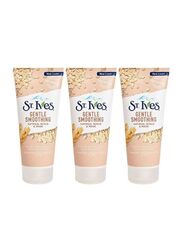 St. Ives Gentle Smoothing Oatmeal Scrub & Mask, 3 Pieces x 6oz