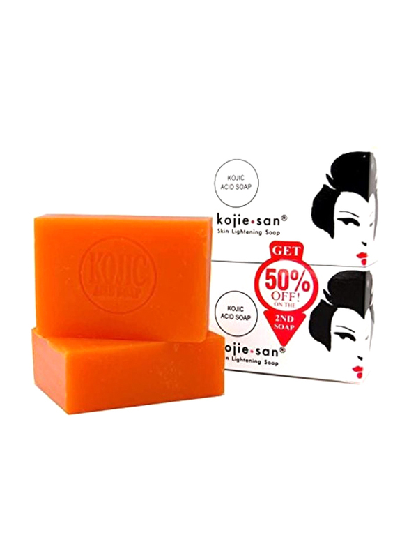 Kojie.san Skin Lightning Acid Soap Set, 135gm x 2 Pieces