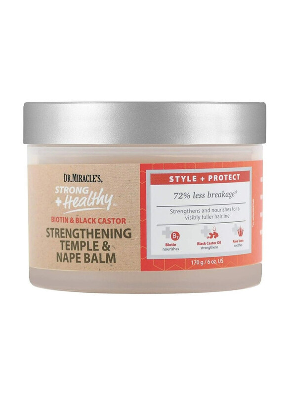 

Dr. Miracle'S Strong + Healthy Strengthening Temple & Nape Balm, 170g