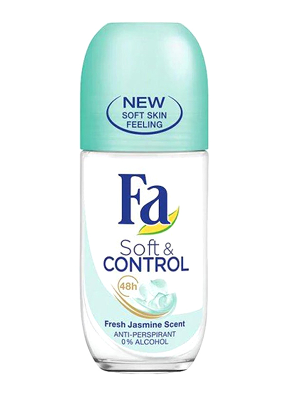 Fa Soft & Control 48h Fresh Jasmine Sent Roll-On, 50ml