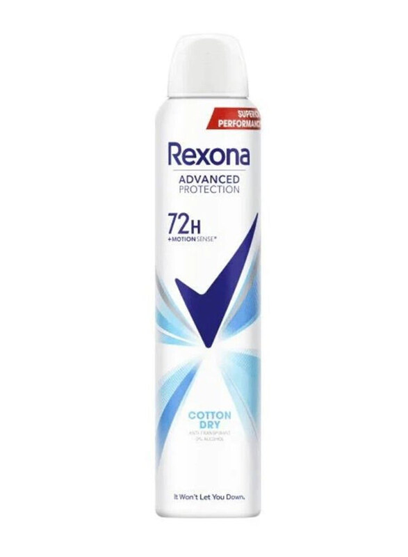 

Rexona Cotton Dry Deodorant 72H, 200ml