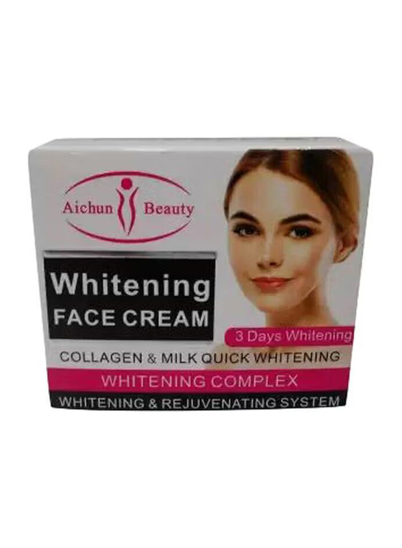 Aichun Beauty Whitening Face Cream Collagen & Milk Quick Whitening Complex & Rejuvenating System, 80ml