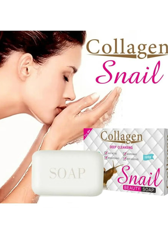 Collagen Snail Whitening Soap, 100g