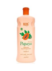 Rdl Papaya Extract Whitening Hand & Body Lotion, 1200ml, 2 Piece