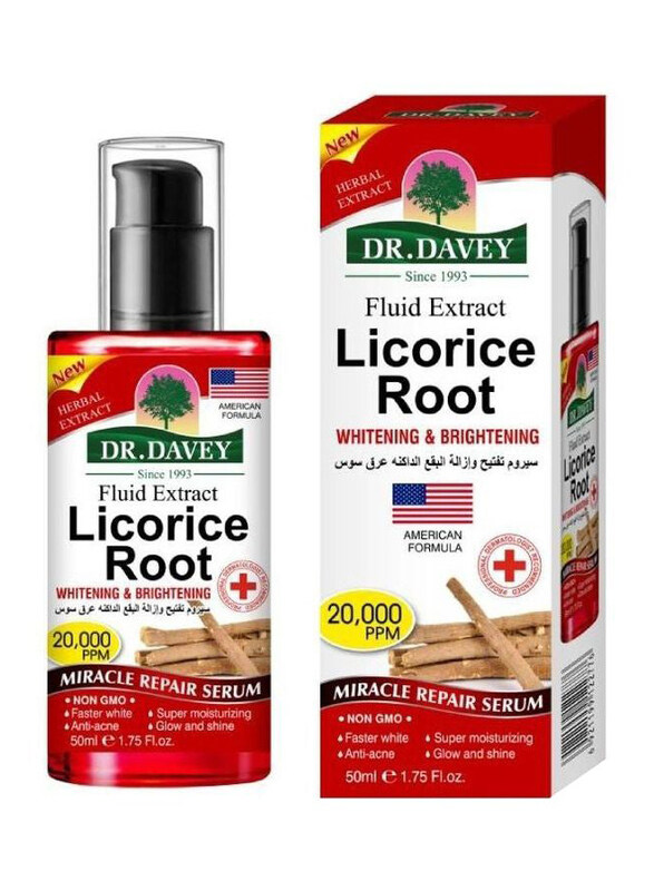 

Dr. Davey Licorice Root Whitening and Brightening Serum, 50ml