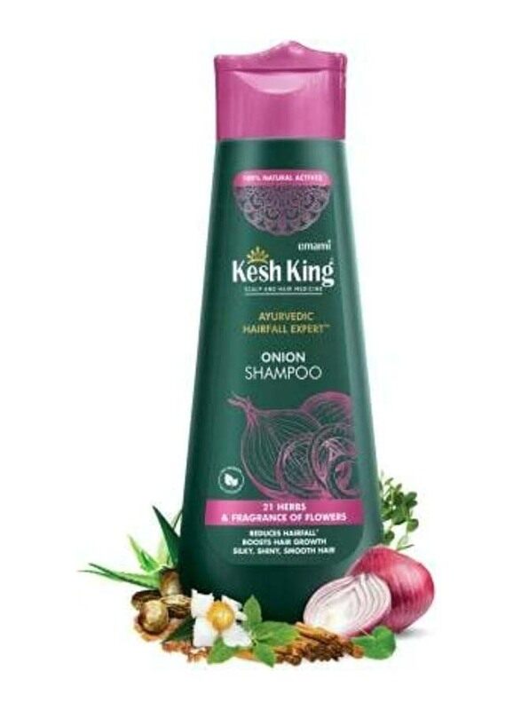 

Emami Kesh King Ayurvedic Onion Shampoo with 21 Herbs for All Hair Types, 340ml