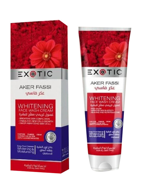 

Exotic Aker Fassi Whitening Face Wash Cream, 100ml