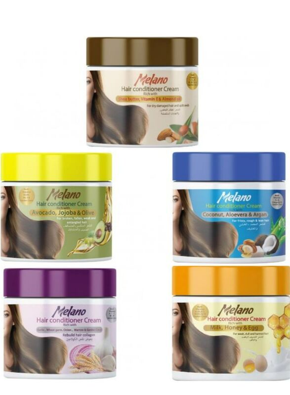 

Melano Hair Conditioner for All Hair Types, 5 Pieces