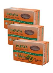 RDL Papaya Whitening Soap Bar, 135gm, 3 Pieces