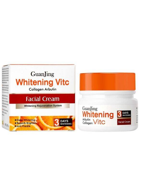 

Guanjing Whitening Collagen Arbutin Vitamin C Facial Cream, 50gm