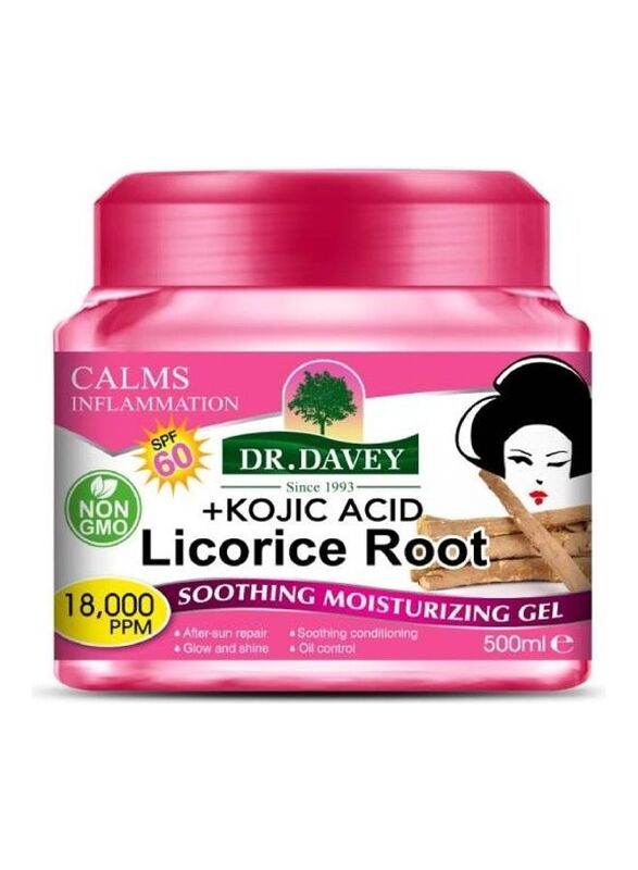 Dr. Davey Kojic Acid and Licorice Root Soothing Moisturizing Gel, 500ml