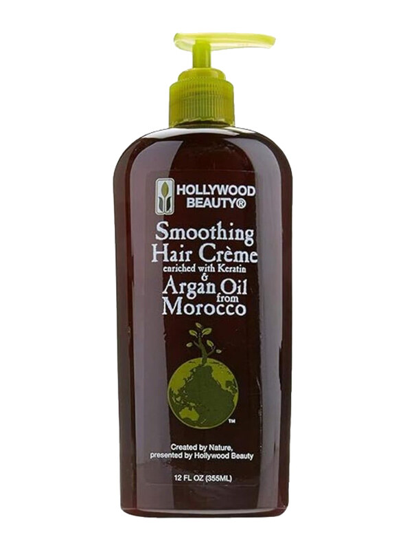 

Hollywood Beauty Argan Oil Smoothing Creme for All Hair Types, 355ml