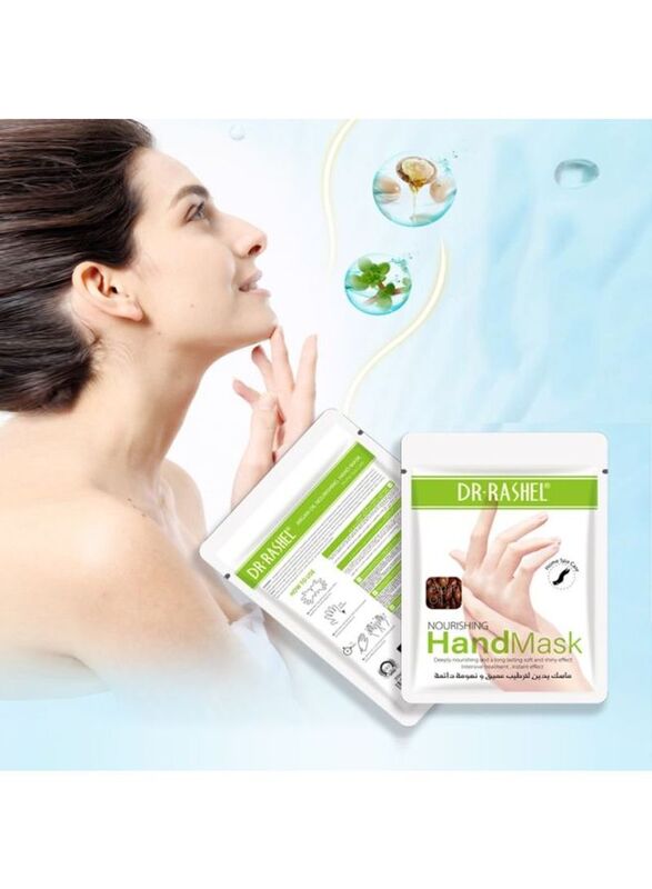 Dr. Rashel Argan Oil Nourishing Hand Mask Home Spa Care, 36gm