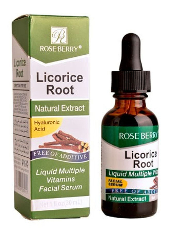 Rose Berry Face Serum with Licorice Extract, 30ml