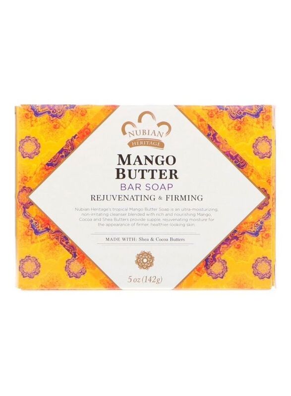 Nubian Heritage Mango Butter Soap, 142g