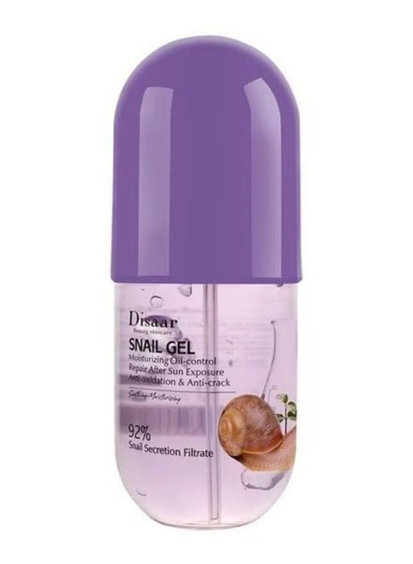 Disaar Skin Care Moisturizing Repairing Soothing Capsule Snail Face Gel, 280ml