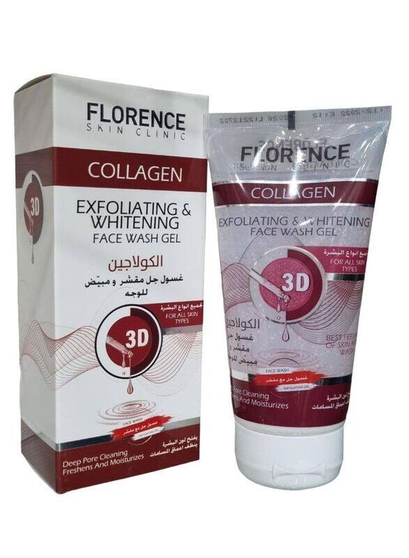 

Florence Exfoliating Whitening Face Wash Gel Collagen