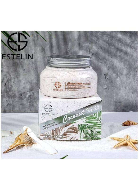

Estelin Coconut Milk Body and Face Scrub, 250gm