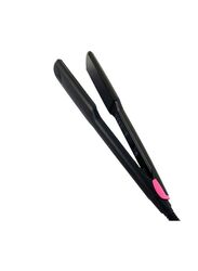 Kemei Professional Hair Straightening Iron, Black/Pink