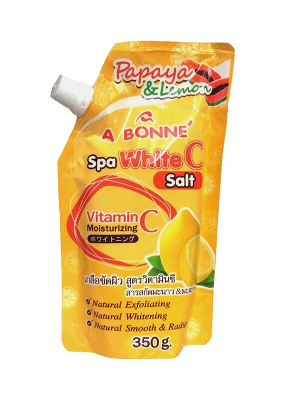 A Bonne Papaya & Lemon SPA White C Bath Salt, 350gm