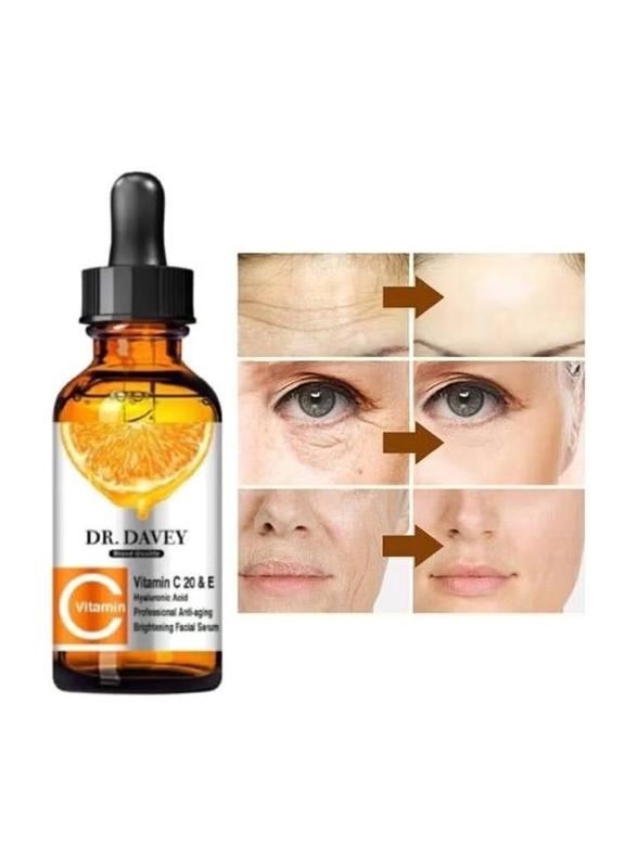 Dr Davey Vitamin C Facial Serum, 3 x 30ml