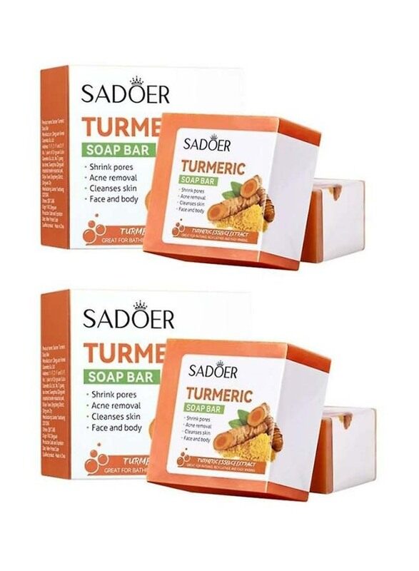 

Sadoer Turmeric Soap Bar, 2 x 100gm