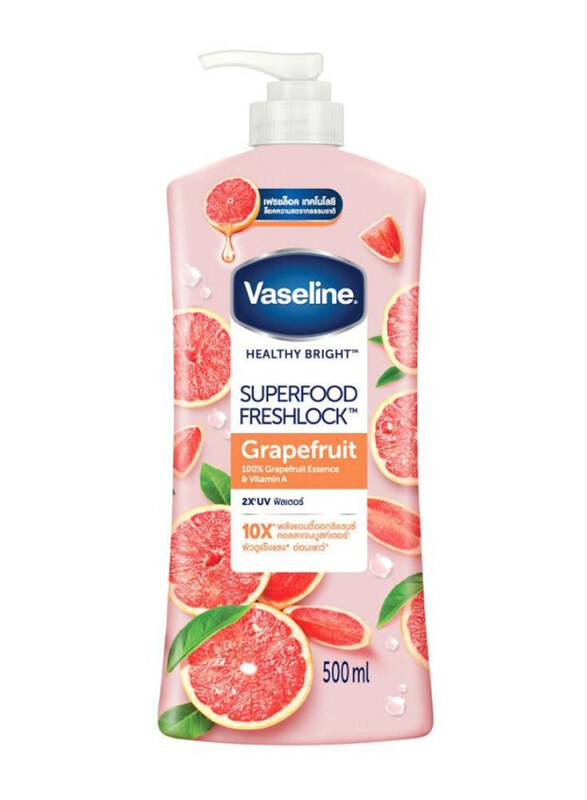 

Vaseline Super Food Freshlock Grapefruit Lotion, 500ml