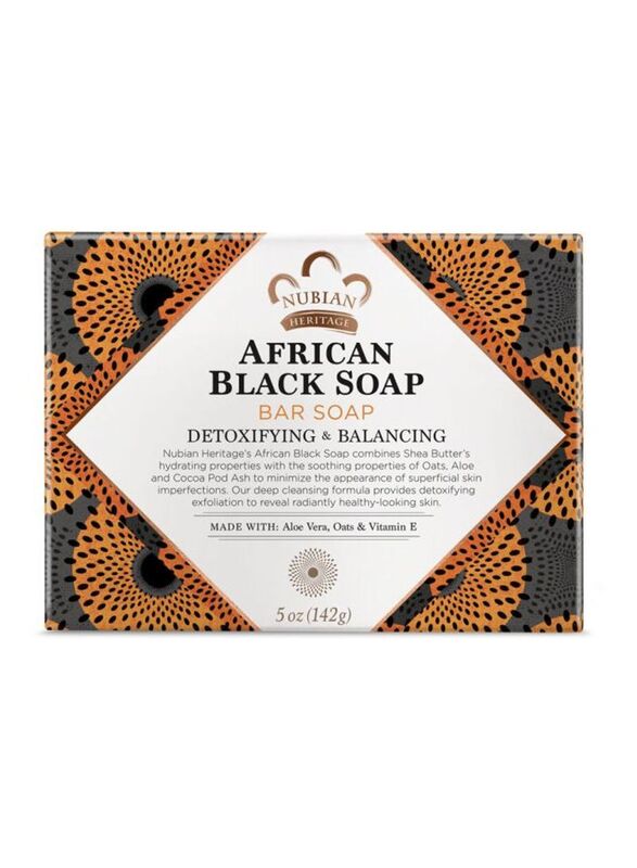 Nubian Heritage African Black Soap, 142g