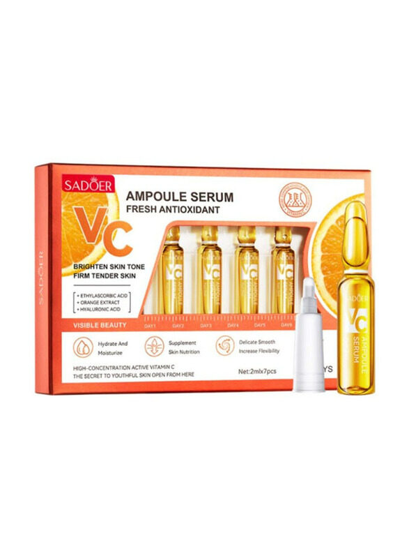 

Sadoer Vc Whitening Anti-Wrinkle Ampoule Face Serum, 7 x 2ml