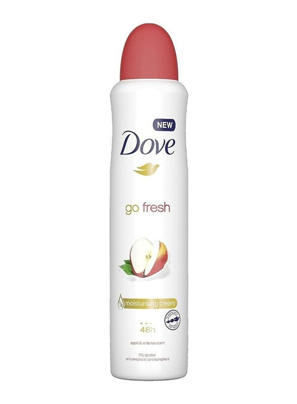 

Dove Deodorant Spray Go Fresh Moisturising Cream Apple and White Tea Scent, 250ml