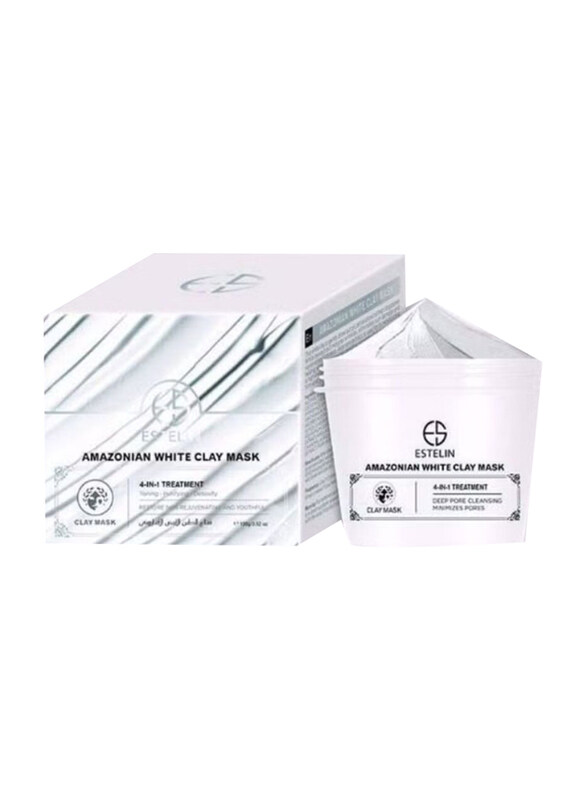 

Estelin White Clay Mask 4-in-1 Treatment, 100gm