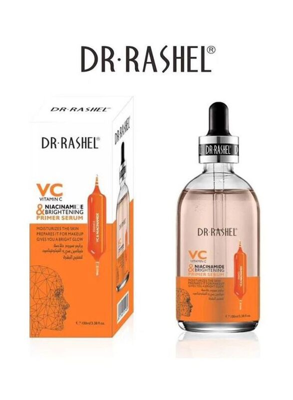 Dr. Rashel Vitamin C Primer + Hyaluronic Acid Serum, 200ml, 2 Pieces