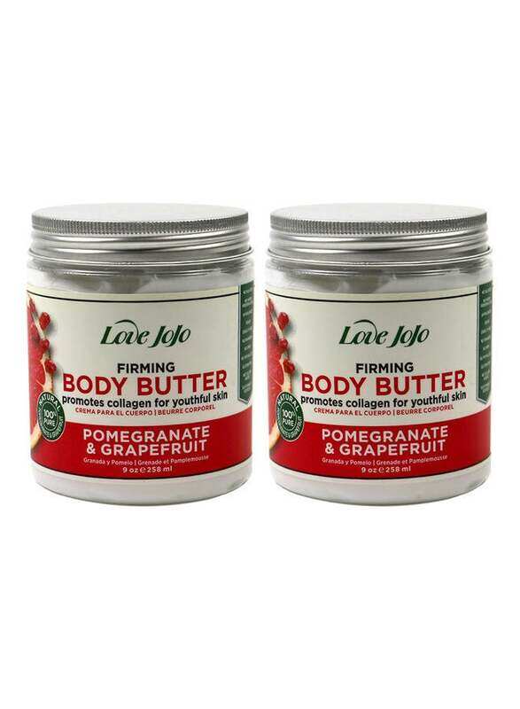 

Love Jojo Pomegranate & Grapefruit Firming Body Butter, 516ml, 2 Piece