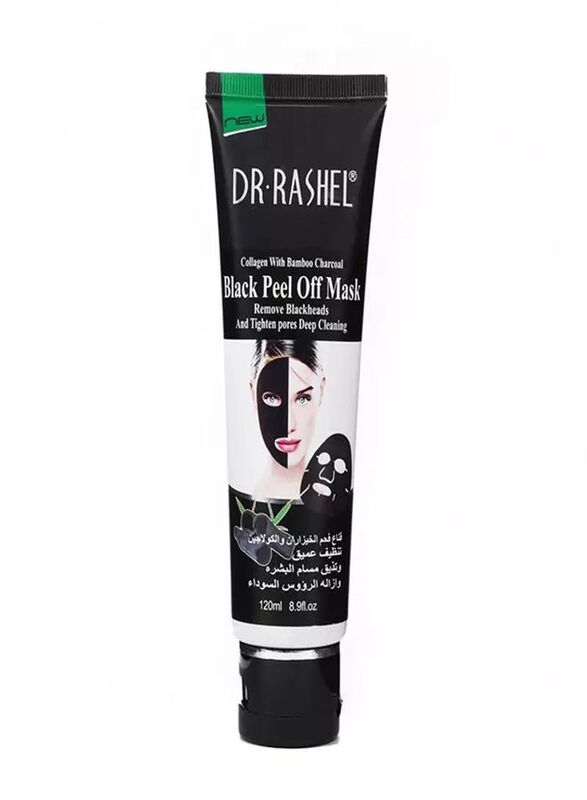 Dr. Rashel Blackhead Removal Black Peel-Off Mask with Bamboo Charcoal, 120gm