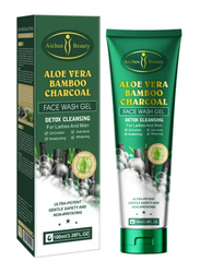 Aichun Beauty Best Anti Acne Oil Control Aloe Vera Bamboo Charcoal Foam Face Wash Gel Cleanser, 100ml