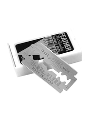 Feather Stainless Steel Razor Blades, 100 Pieces