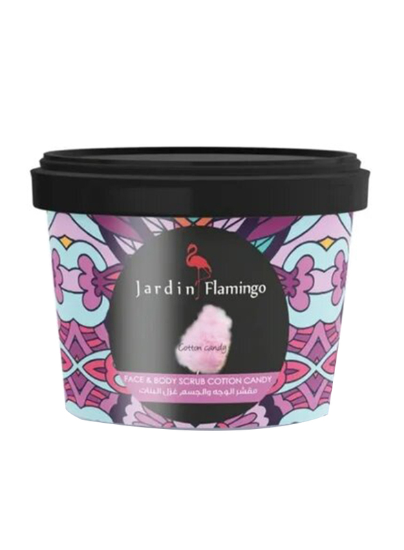 Jardin Flamingo Face Body Scrub Cotton Candy, 400gm