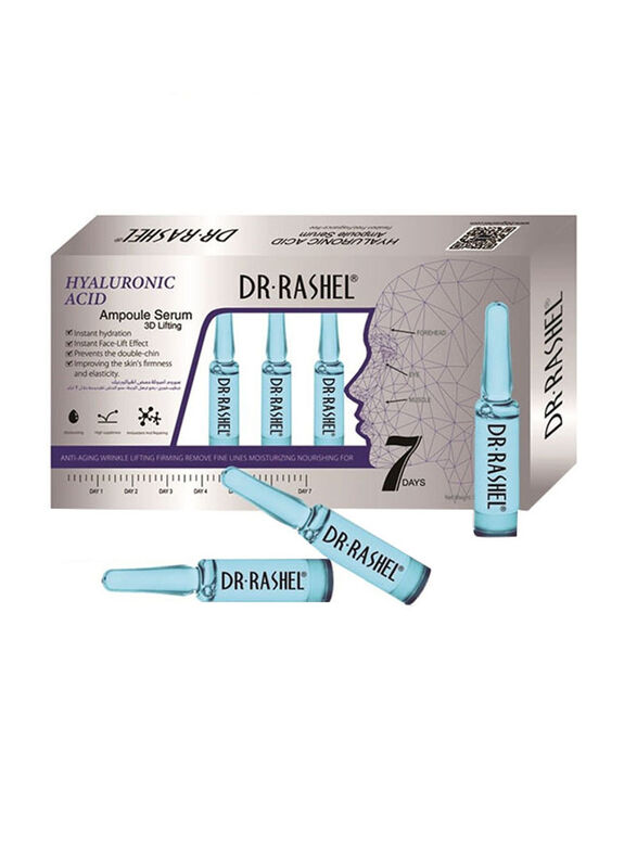 Dr Rashel 3D Lifting Hyaluronic Acid Ampoule Serum, 7 Pieces