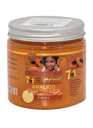 Amalico face and Body Scrub Papaya, 580ml