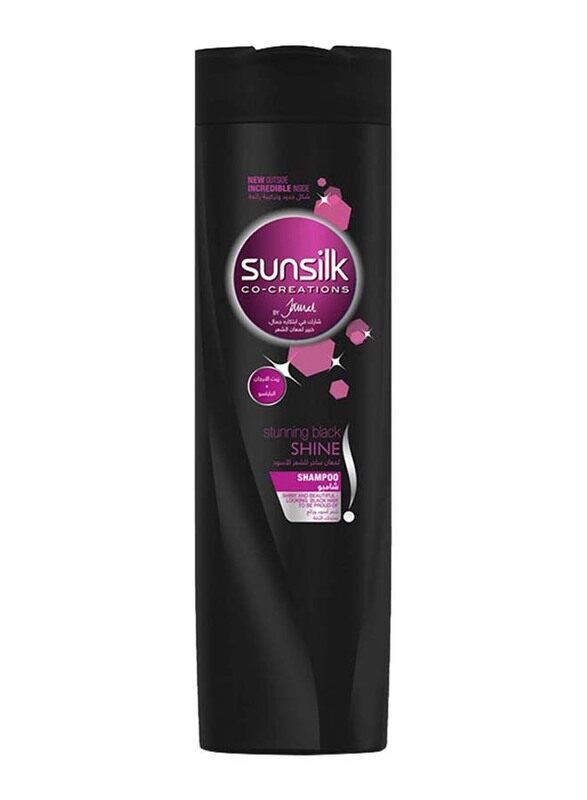 

Sunsilk Co-Creations Stunning Black Shine Shampoo for All Hair Types, 400ml