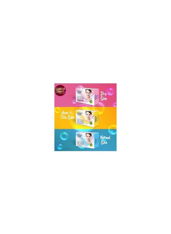 Golden Pearl Whitening Soap, 3 Pieces