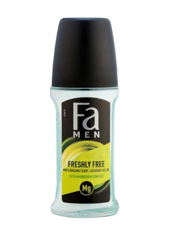 

Fa Freshly Free Mint and Bergamot Scent Roll-On Deodorant, 50ml