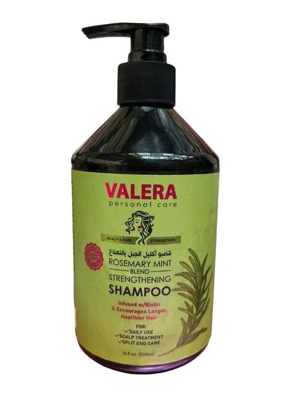 

Valera Rosemary Mint Blend Strengthening Shampoo for All Hair Types, 500ml