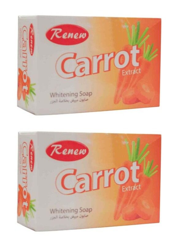 

Renew Carrot Extract Whitening Soap, 2 Pieces