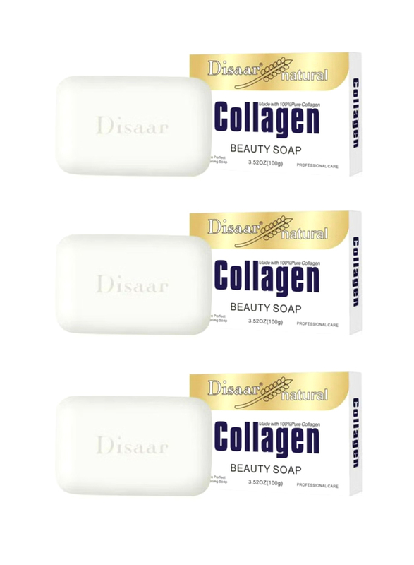 Disaar Collagen Beauty Soap, 3 x 100gm