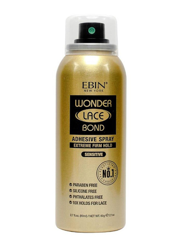 

Ebin New York Wonder Lace Bond Wig Adhesive Spray for Sensitive Scalps, 80ml