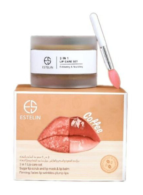 

Estelin Coffee Sugar Lip Scrub and Lip Mask & Lip Balm, 5 gm