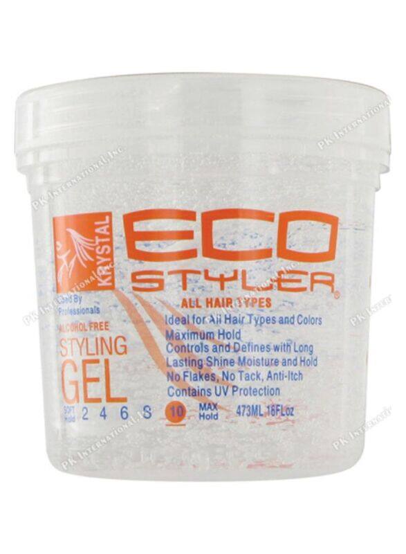 

Eco Krystal Styling Gel for All Hair Types, 473ml