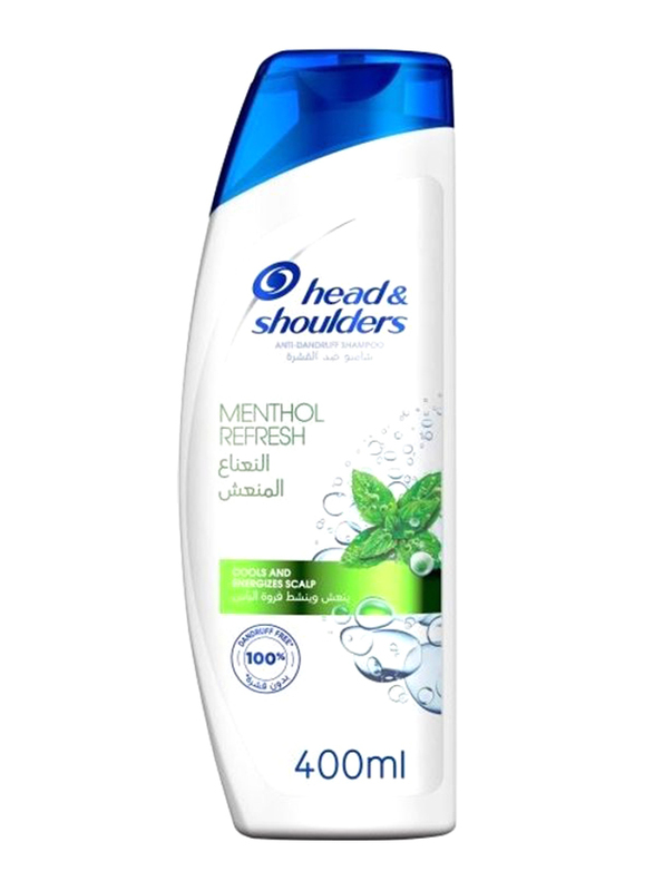 Head & Shoulders Menthol Refresh Anti-Dandruff Shampoo for Anti Dandruff, 400ml