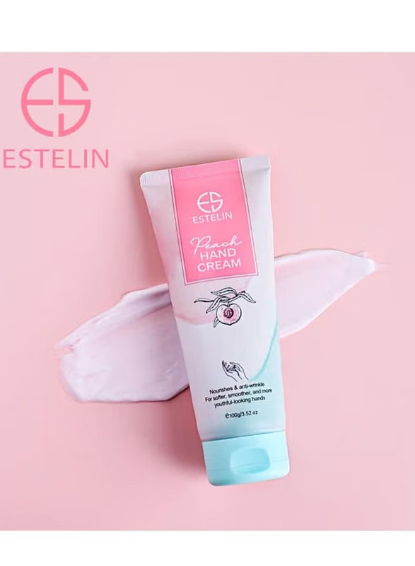 Estelin Peach Hand Cream, 100gm